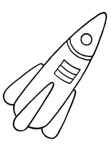 Нарисовать ракету