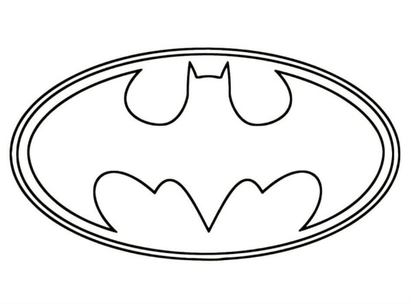 Бэтмен раскраска