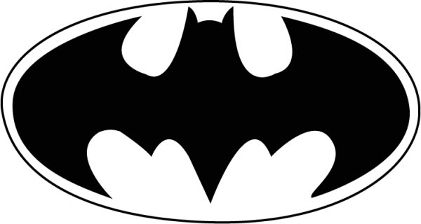 Логотип Бэтмена контур