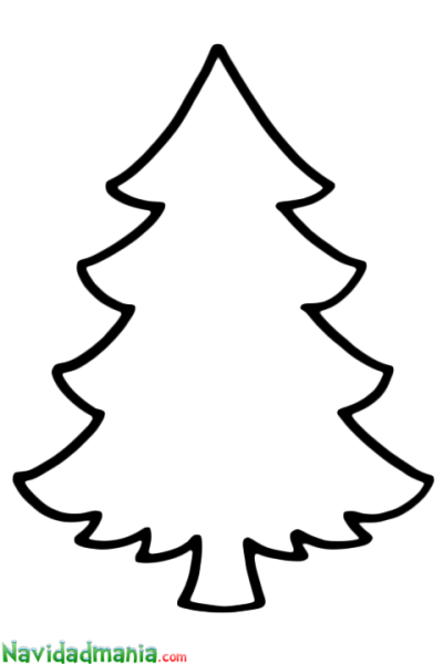 Трафарет "елка"