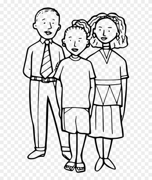 Рисунок семьи из 7 человек