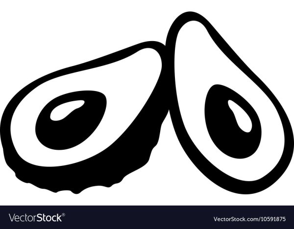 Раскраска авокадо