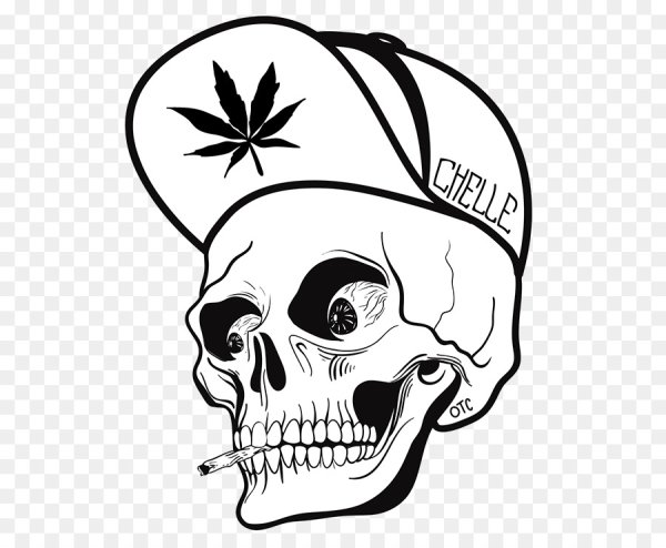 Раскраска тату череп