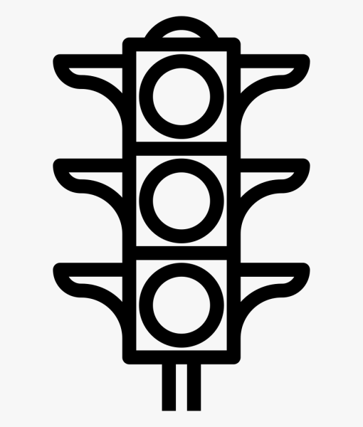 Светофор раскраска