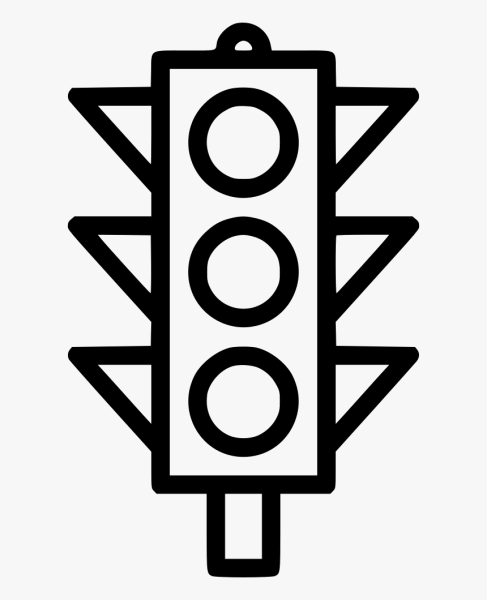 Светофор раскраска для детей 3-4 лет