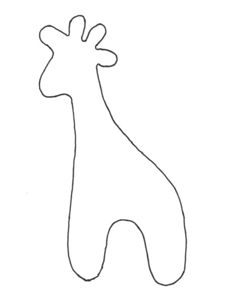 Жираф картинка для детей