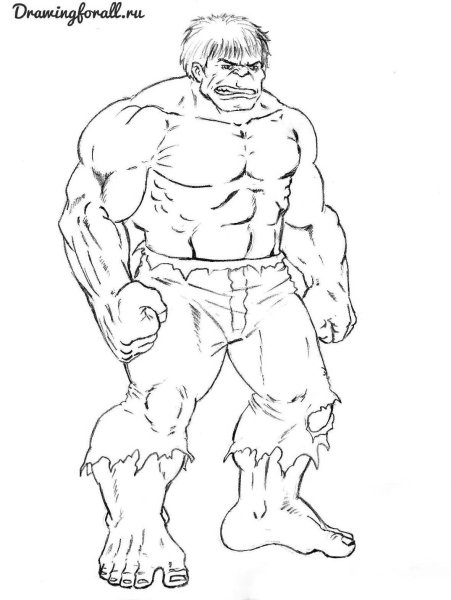 Нарисовать Халка