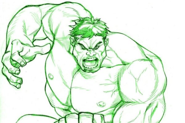 Халк нарисовать