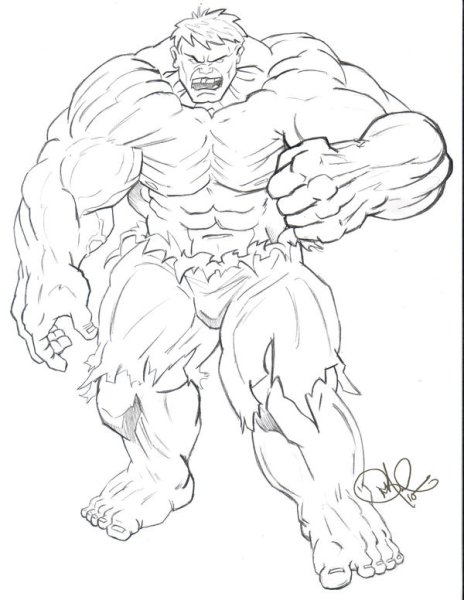 Срисовки Халка