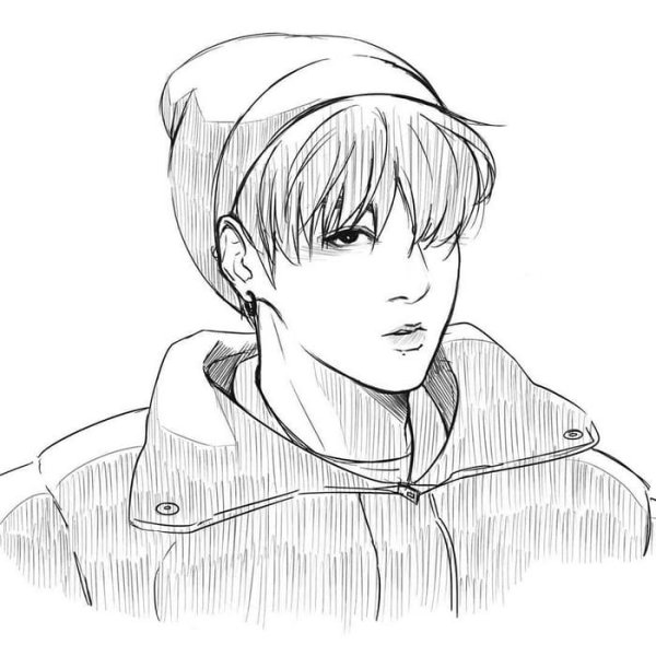 Раскраска группа БТС