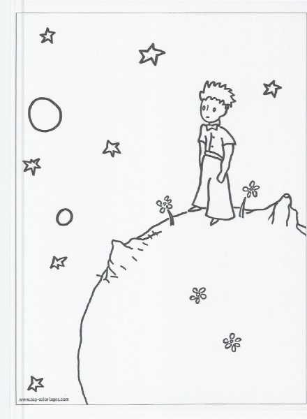 Маленький принц. Раскраска