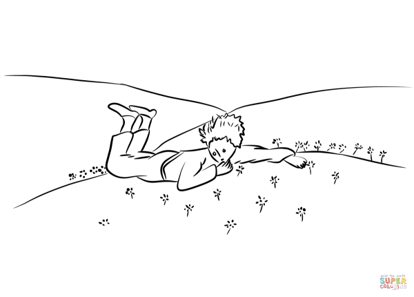 Маленький принц карандашом