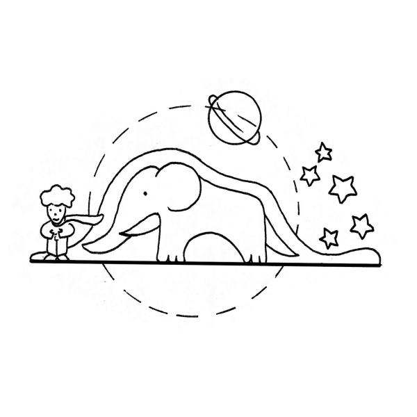 Маленький принц раскраска к произведению