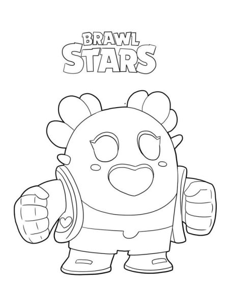 Раскраска Браво старс Спайк