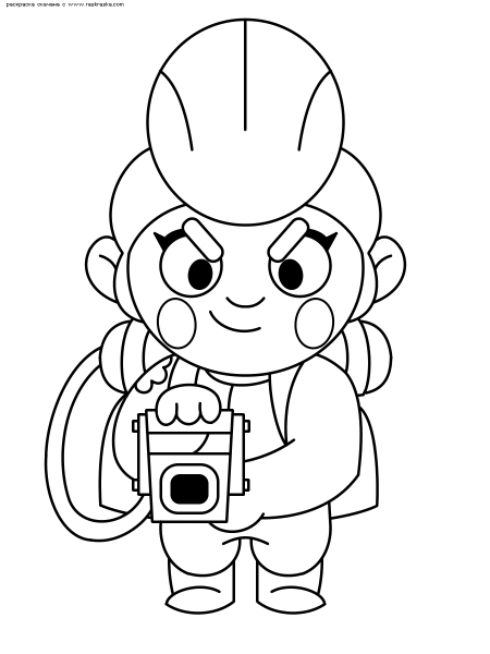 Раскраска Браво старс Пэм