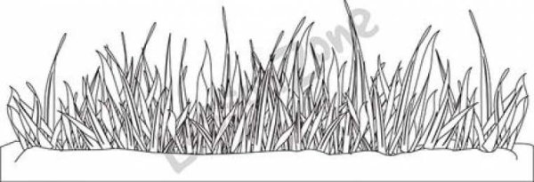 Трава силуэт