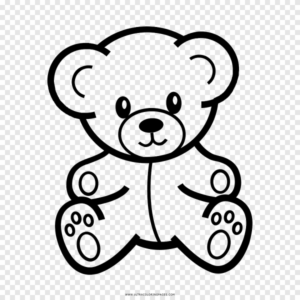 Медведь контур