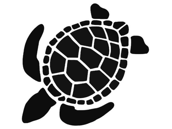 Кожистая черепаха раскраска