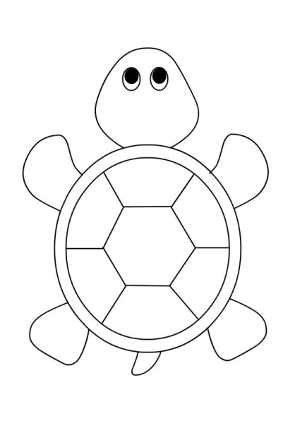 Раскраска игрушка черепашка