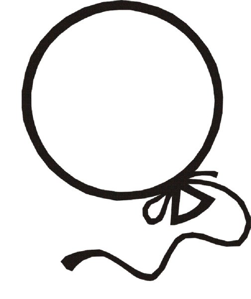 Воздушный шарик для раскрашивания