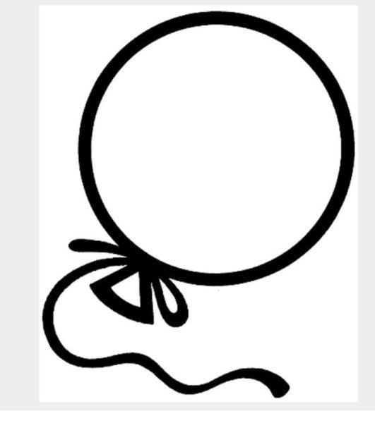 Шары трафарет