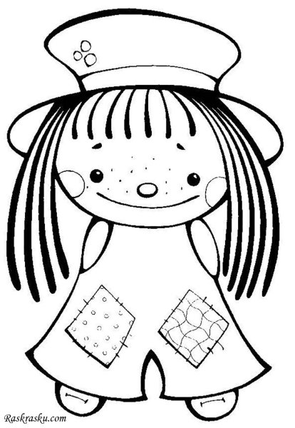 Кукла рисунок