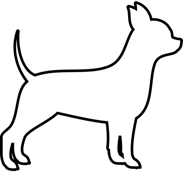 Очертание собаки