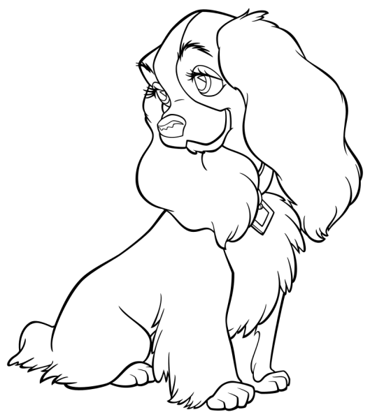 Раскраска "собаки"