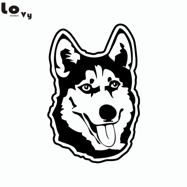 Наклейки хаски