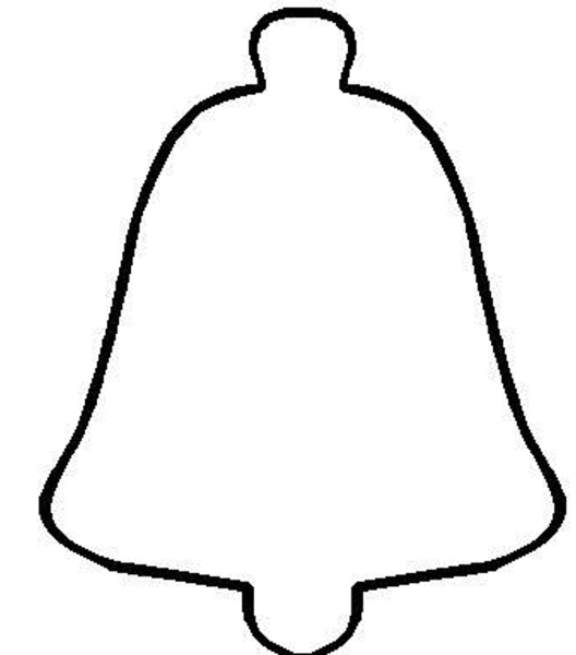 Колокольчик для раскрашивания