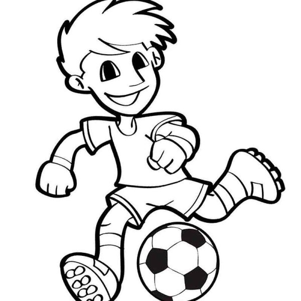 Футболист контур