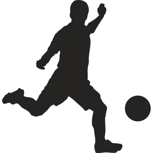 Футбол контурный рисунок