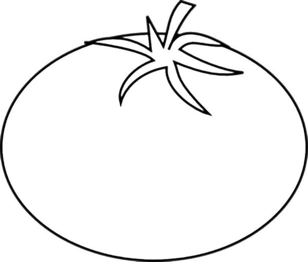 Помидор раскраска