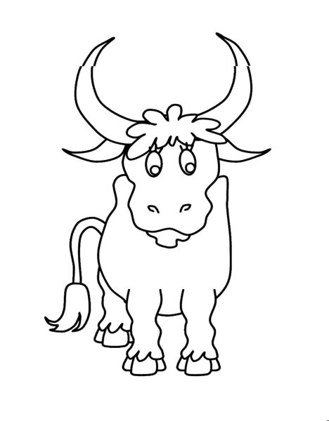 Изображение головы быка