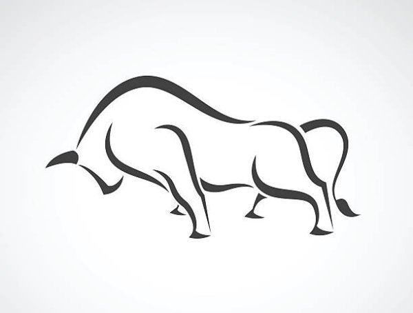 Бык для срисовки