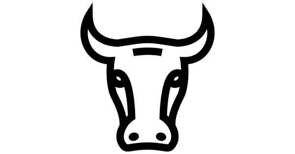 Наклейка бык