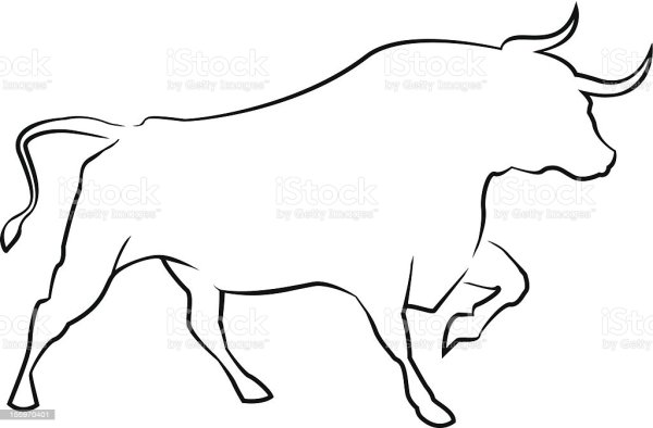 Бык стилизованный