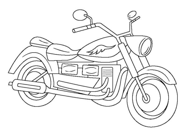 Раскраска. Мотоциклы