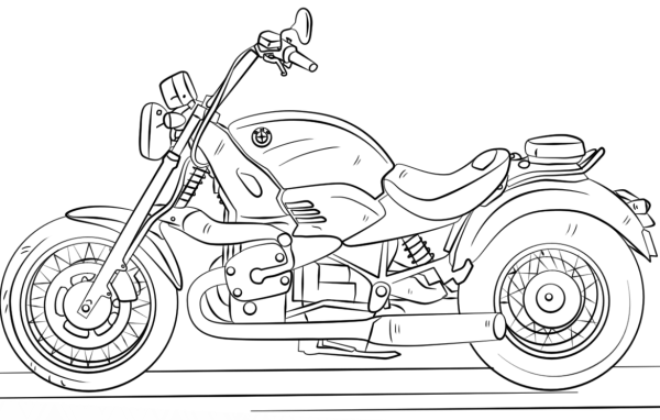 Разукрашки мотоциклы Harley Davidson