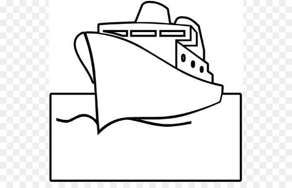 Раскраска корабль с парусами