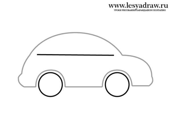 Машина трафарет для детей