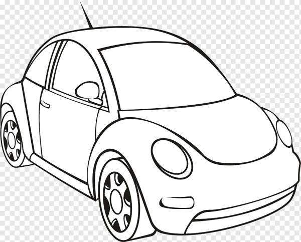 Разукрашка Фольксваген Жук