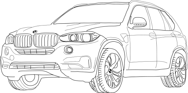 BMW x5 vector