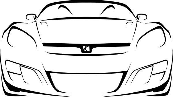 Трафарет автомобили