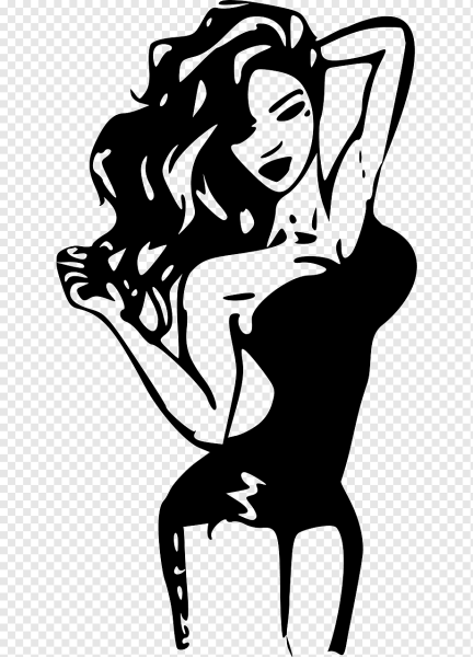 Силуэт девушки