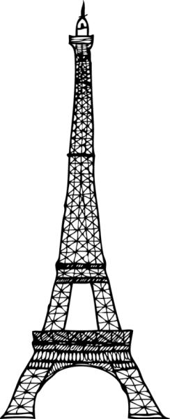 Графическое изображение Эйфелевой башни