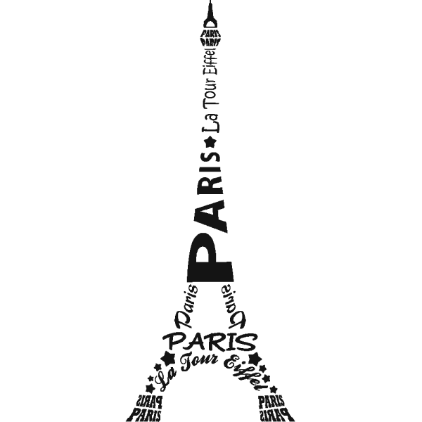 Логотип с Эйфелевой башней