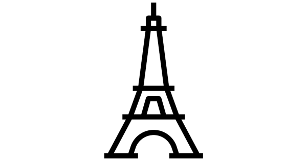 Эйфелева башня контур