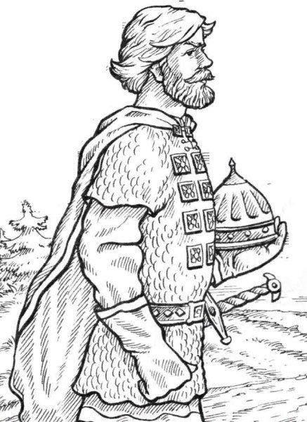 Сергий Радонежский прорись