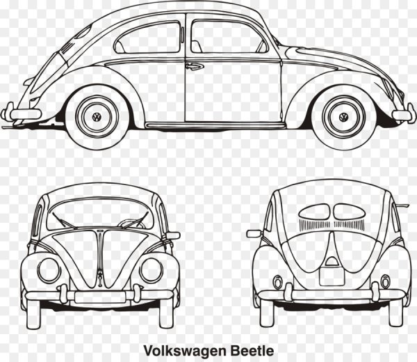 Volkswagen Beetle вектор